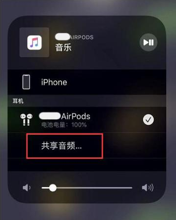 波莲镇苹果14音频维修点分享iPhone14音频共享设置方法 