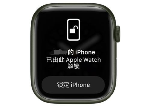 波莲镇苹果手机维修分享用 AppleWatch 解锁配备面容 ID 的 iPhone方法 